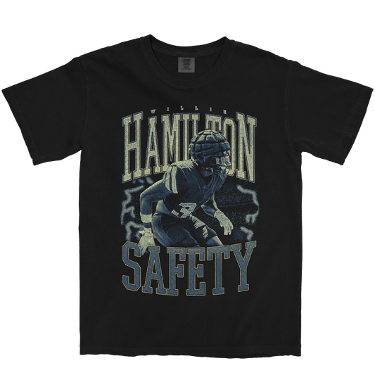 WILLIE HAMILTON VINTAGE BLACK TEE