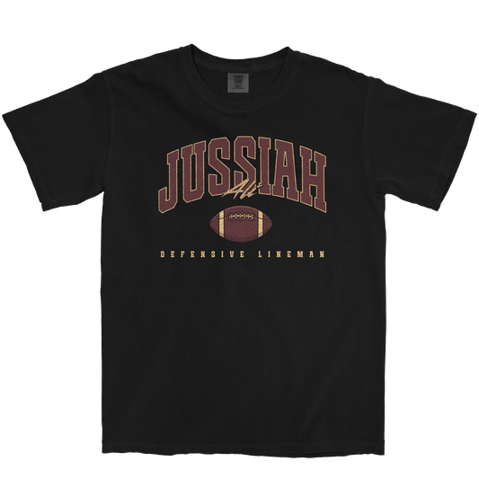 JUSSIAH ALI RETRO BLACK TEE
