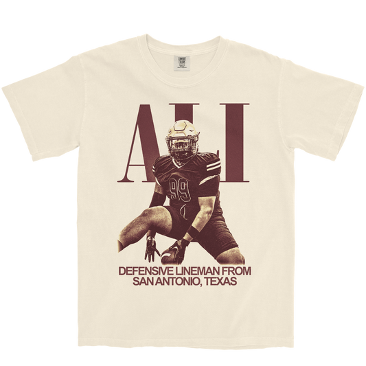 JUSSIAH ALI VINTAGE IVORY TEE