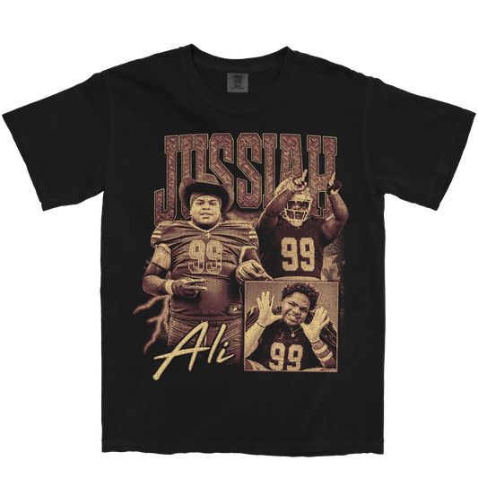 JUSSIAH ALI GRAPHIC BLACK TEE