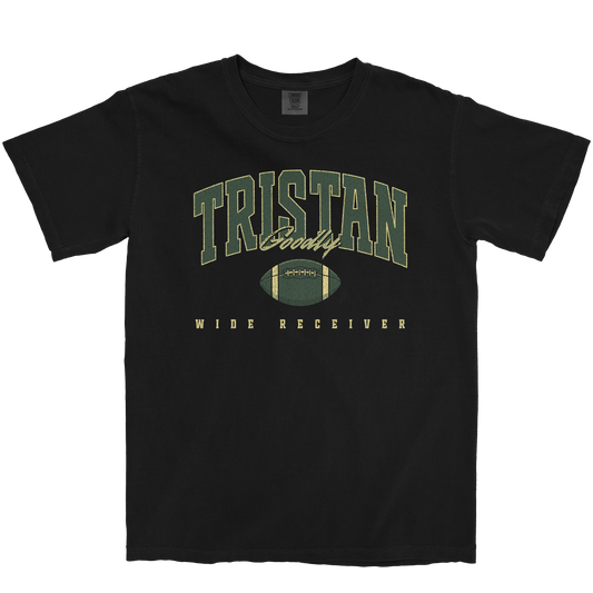 TRISTAN GOODLY RETRO BLACK TEE