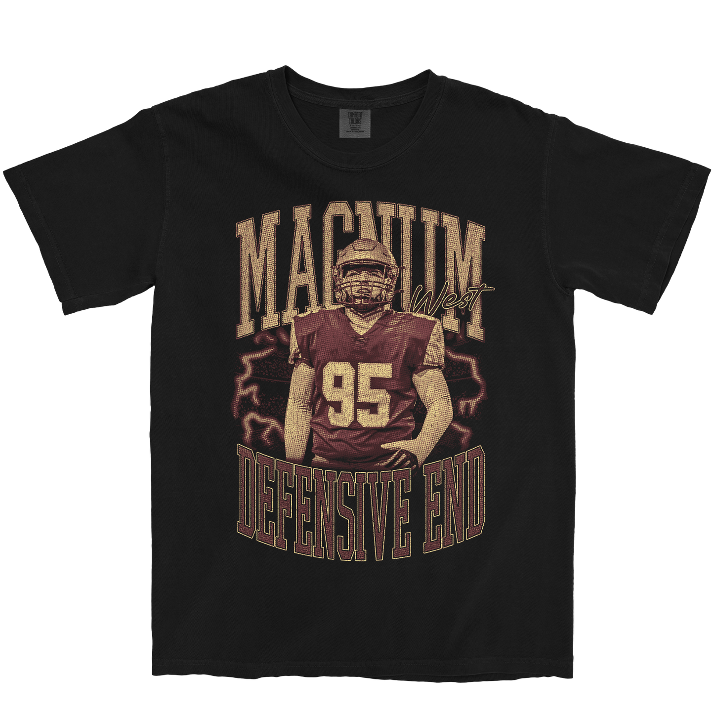 MAGNUM WEST VINTAGE BLACK TEE