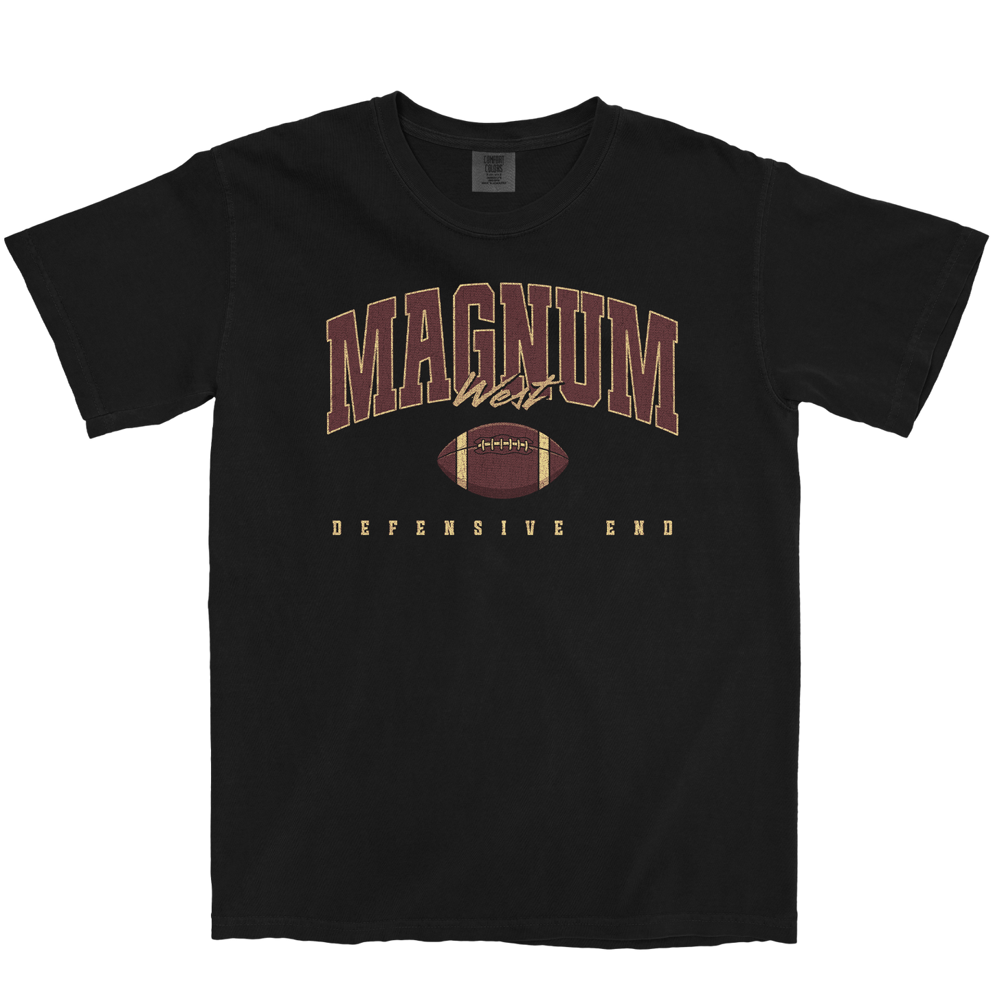 MAGNUM WEST RETRO BLACK TEE