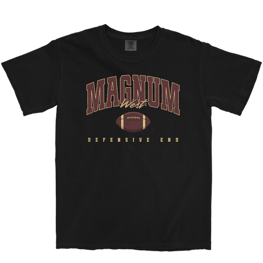 MAGNUM WEST RETRO BLACK TEE