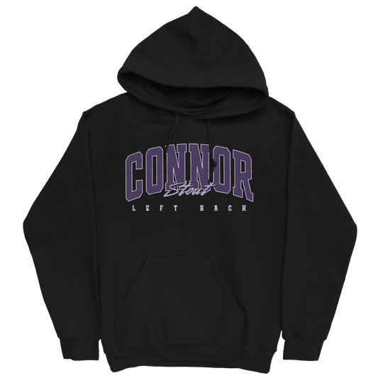 CONNOR STOUT RETRO BLACK HOODIE