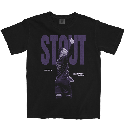 CONNOR STOUT VINTAGE BLACK TEE