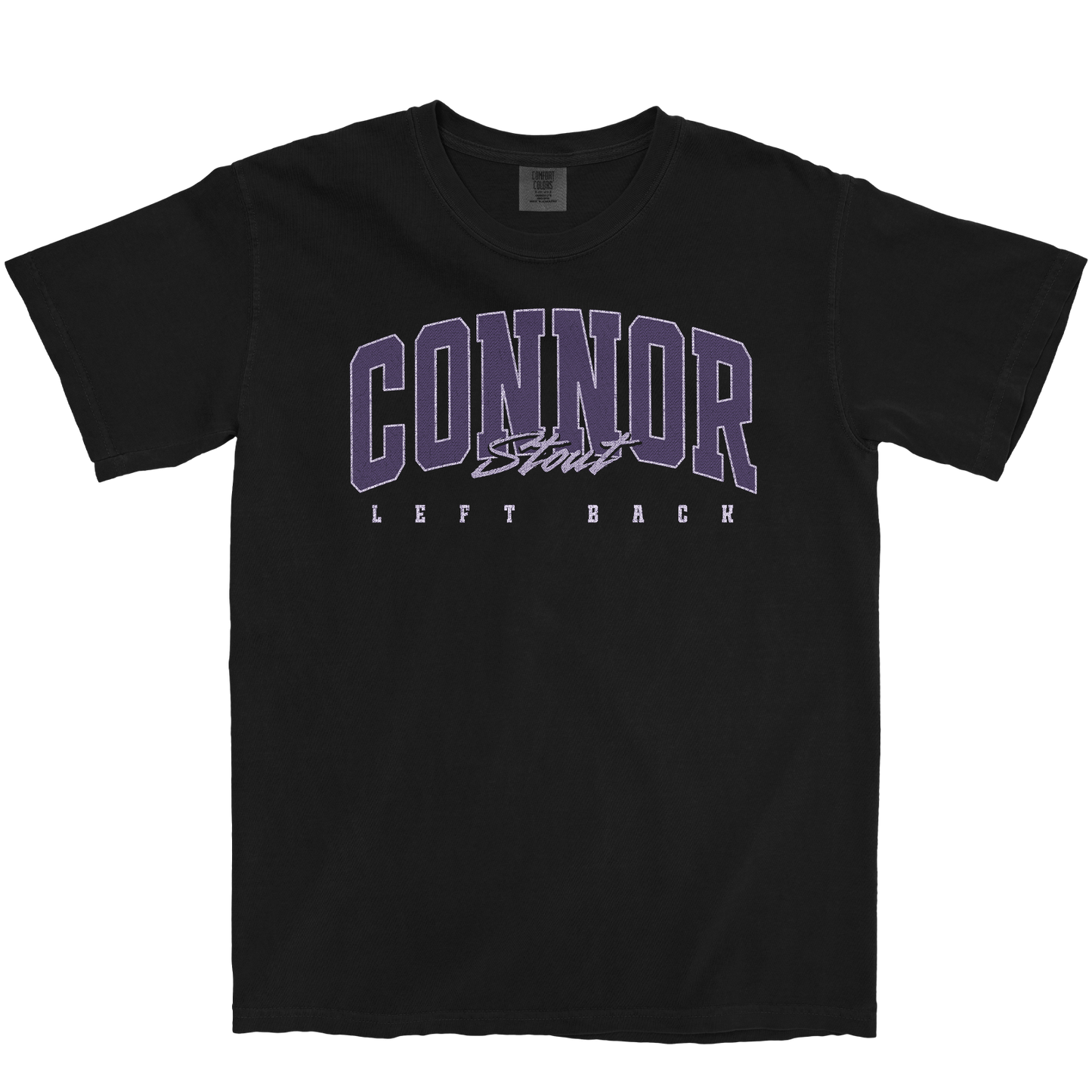 CONNOR STOUT RETRO BLACK TEE