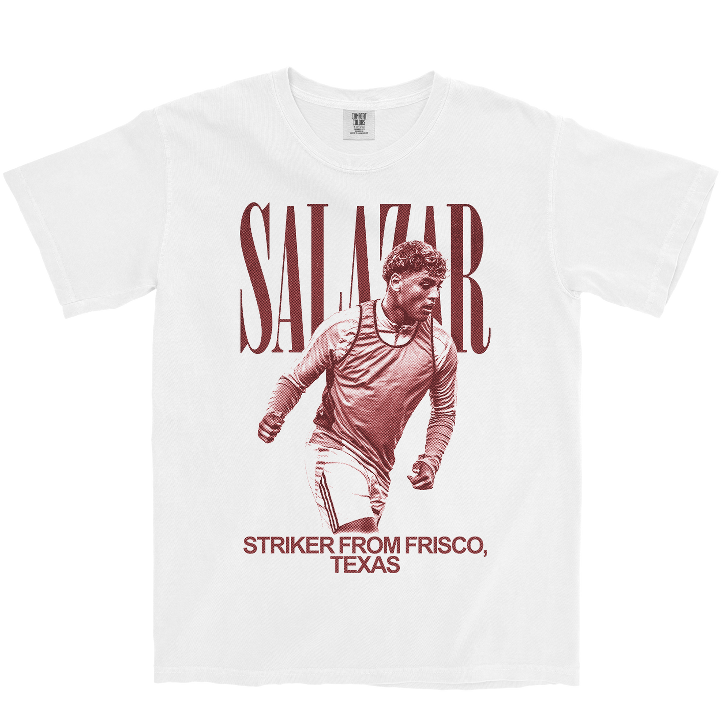 CHRISTOPHER SALAZAR VINTAGE WHITE TEE