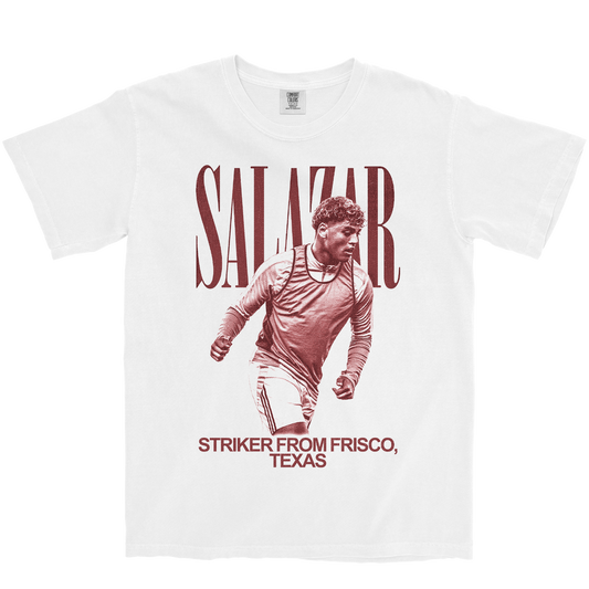 CHRISTOPHER SALAZAR VINTAGE WHITE TEE