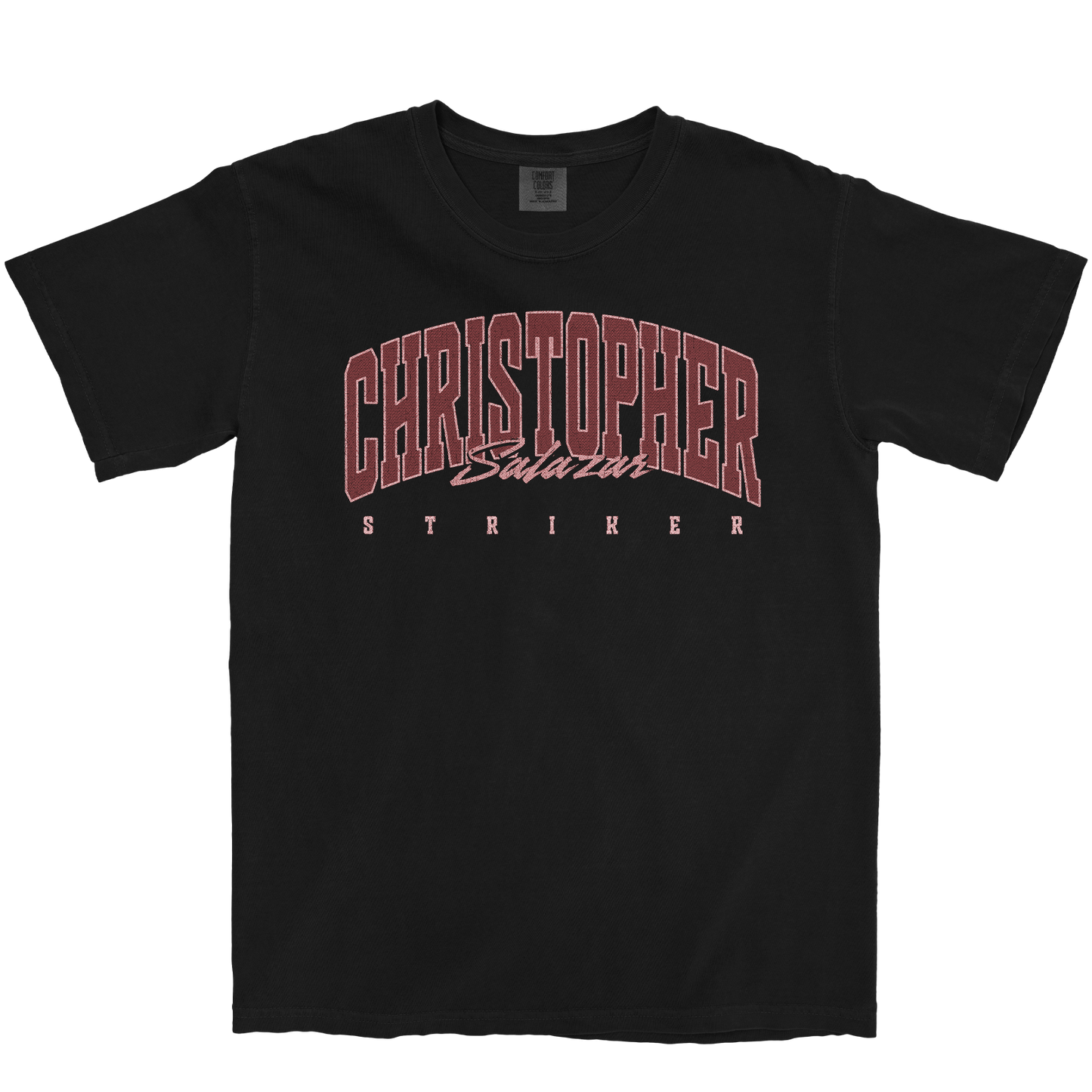 CHRISTOPHER SALAZAR RETRO BLACK TEE