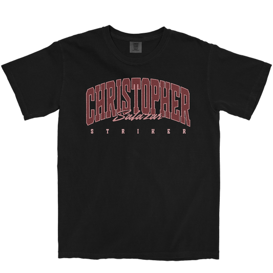 CHRISTOPHER SALAZAR RETRO BLACK TEE