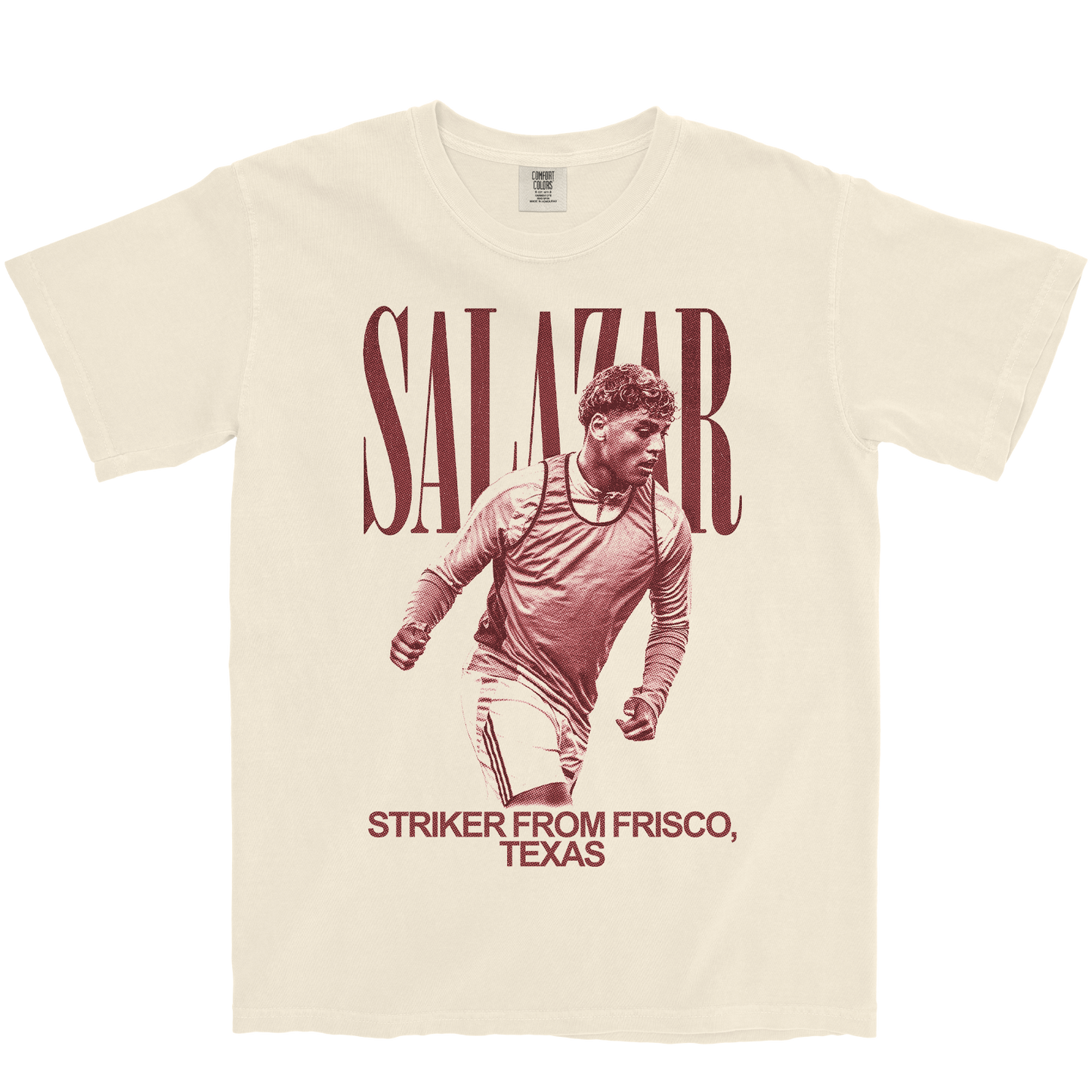 CHRISTOPHER SALAZAR VINTAGE IVORY TEE