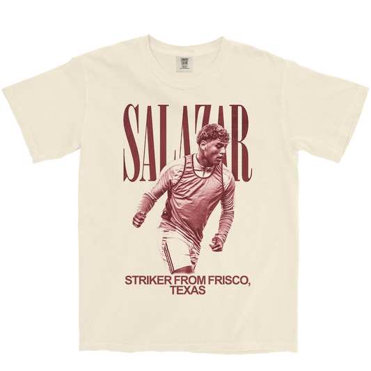 CHRISTOPHER SALAZAR VINTAGE IVORY TEE