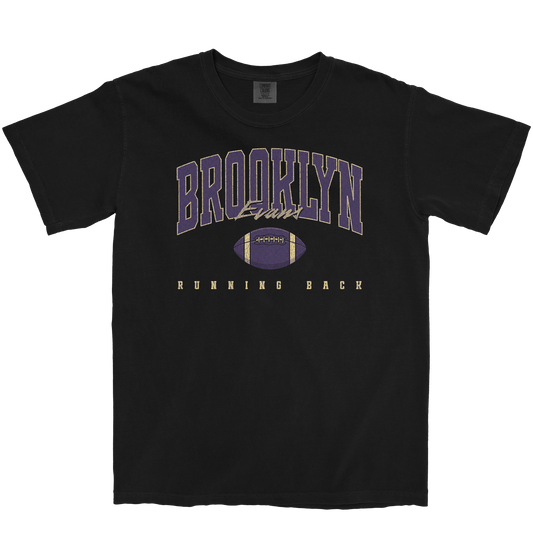 BROOKLYN EVANS RETRO BLACK TEE