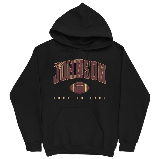 DJ JOHNSON RETRO BLACK HOODIE