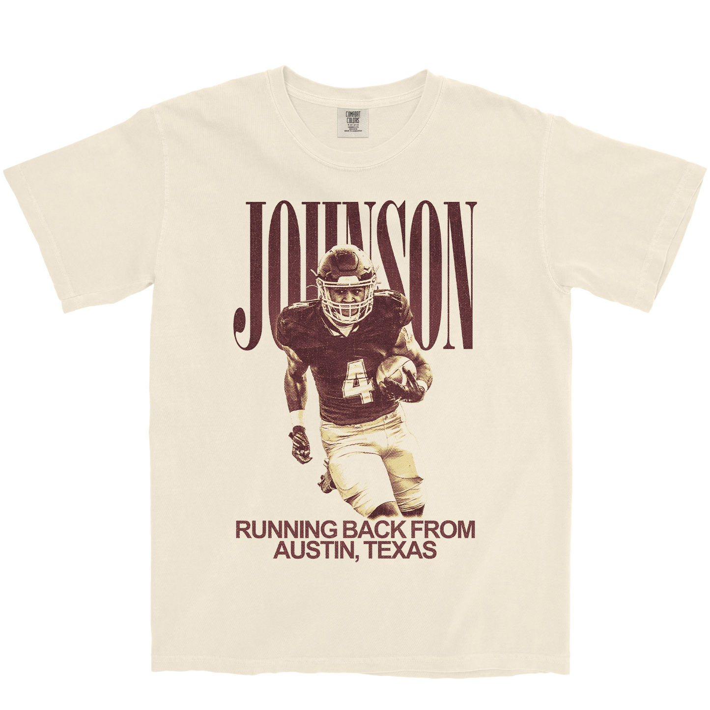 DJ JOHNSON VINTAGE IVORY TEE