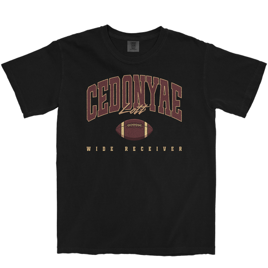 CEDONYAE LOTT RETRO BLACK TEE