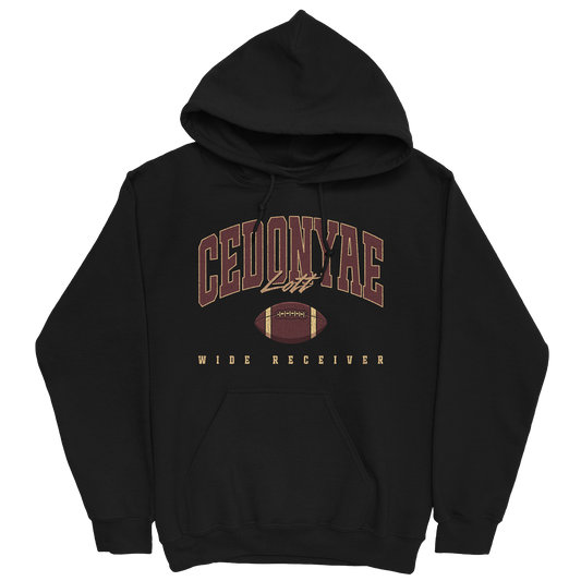 CEDONYAE LOTT RETRO BLACK HOODIE