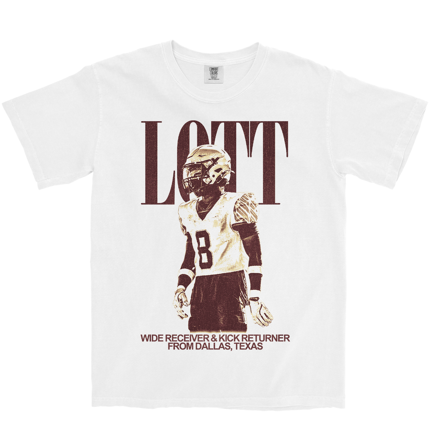 CEDONYAE LOTT VINTAGE WHITE TEE