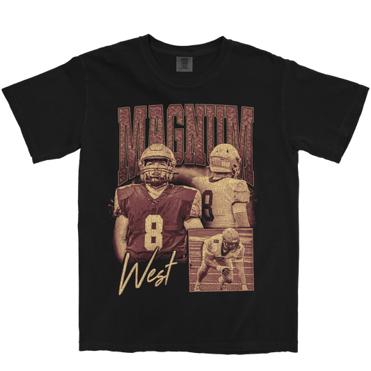 MAGNUM WEST GRAPHIC BLACK TEE