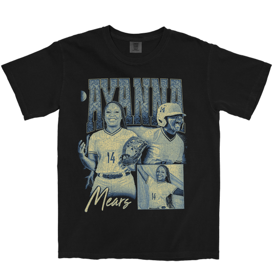 AYANNA MEARS GRAPHIC BLACK TEE