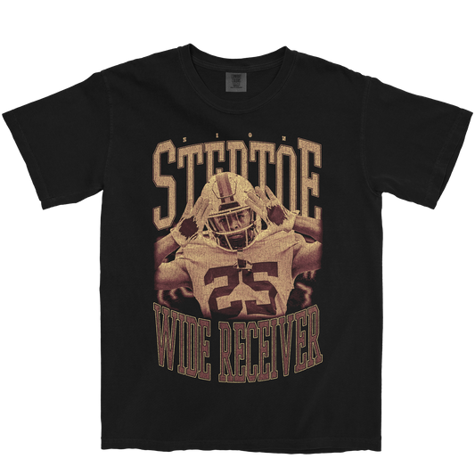 ZION STEPTOE VINTAGE BLACK TEE