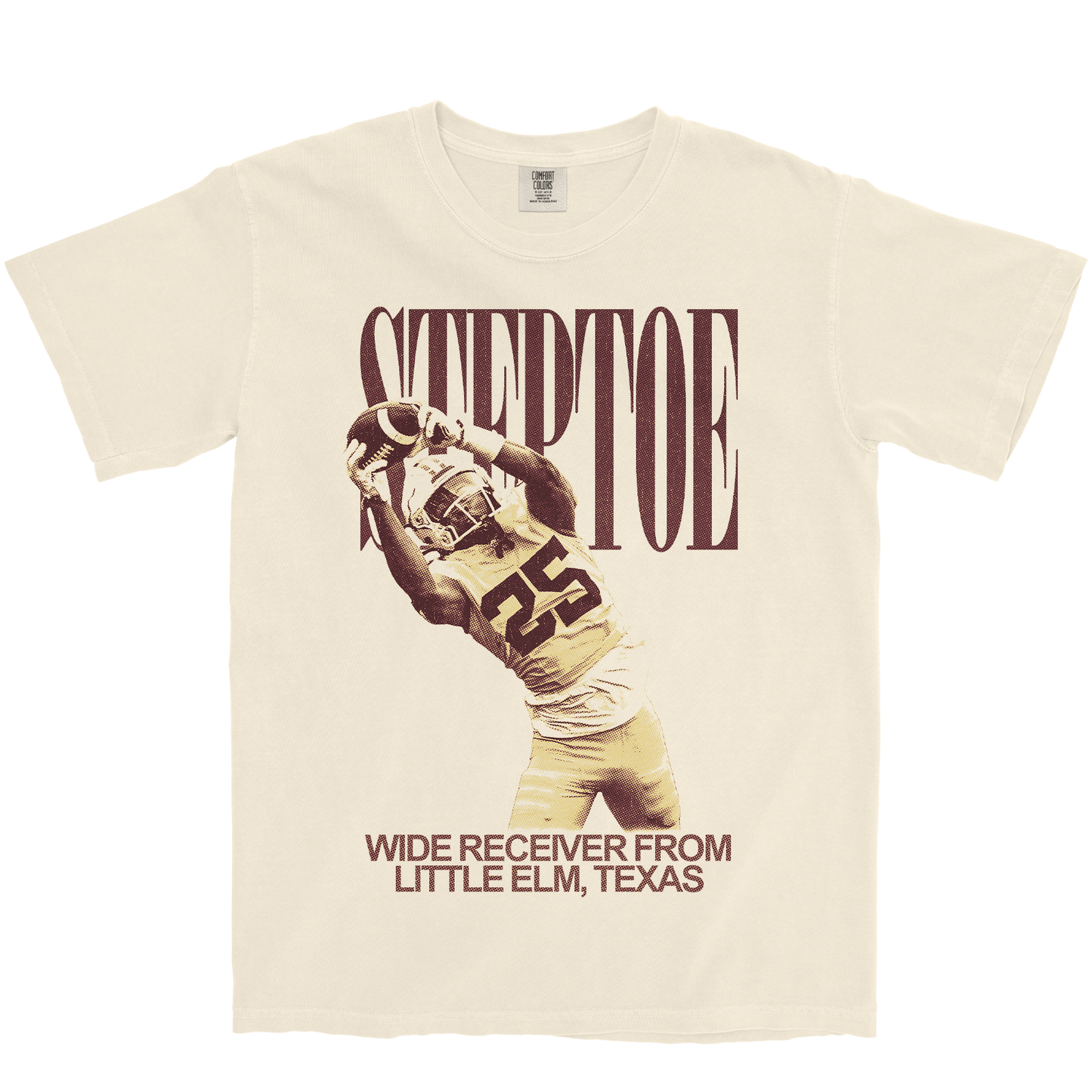 ZION STEPTOE VINTAGE IVORY TEE