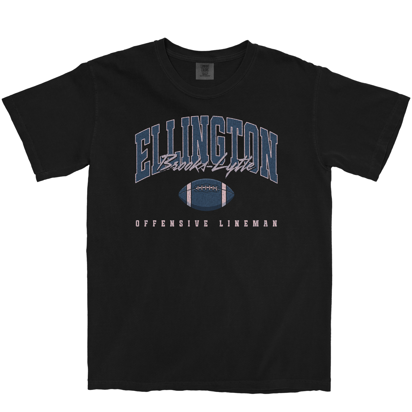 ELLINGTON BROOKS-LYTLE RETRO BLACK TEE