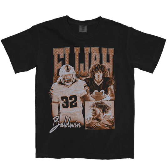 ELIJAH BALDWIN GRAPHIC BLACK TEE