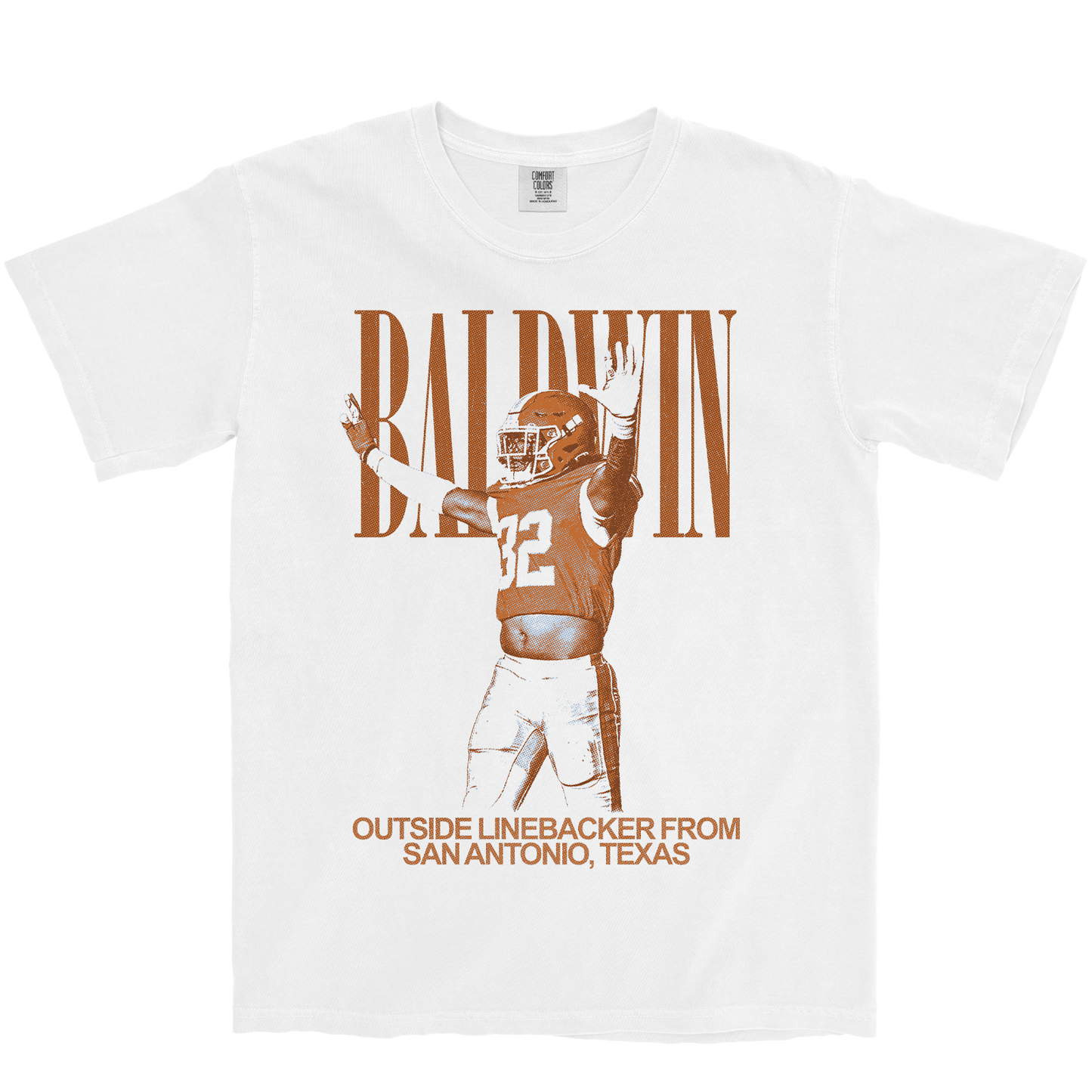 ELIJAH BALDWIN VINTAGE WHITE TEE