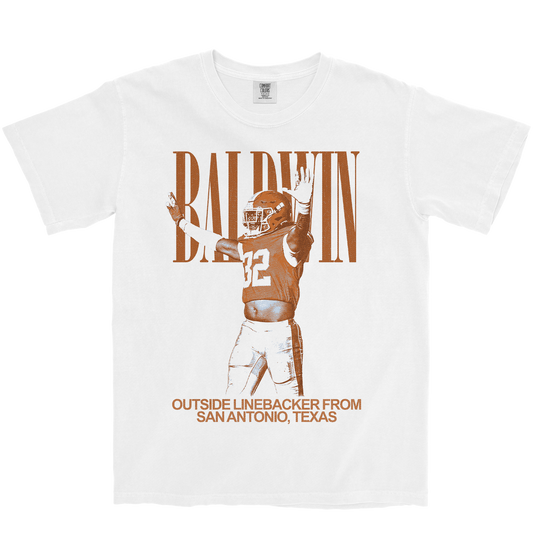 ELIJAH BALDWIN VINTAGE WHITE TEE
