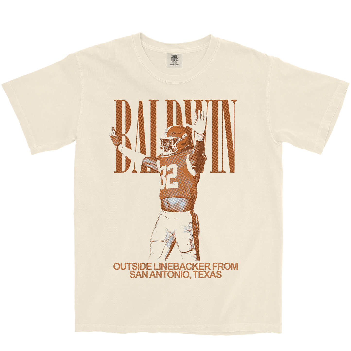 ELIJAH BALDWIN VINTAGE IVORY TEE