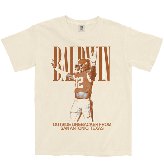 ELIJAH BALDWIN VINTAGE IVORY TEE