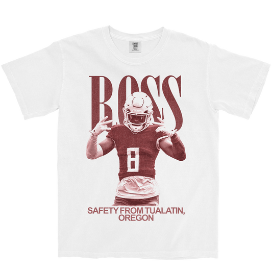 MALIK ROSS VINTAGE WHITE TEE
