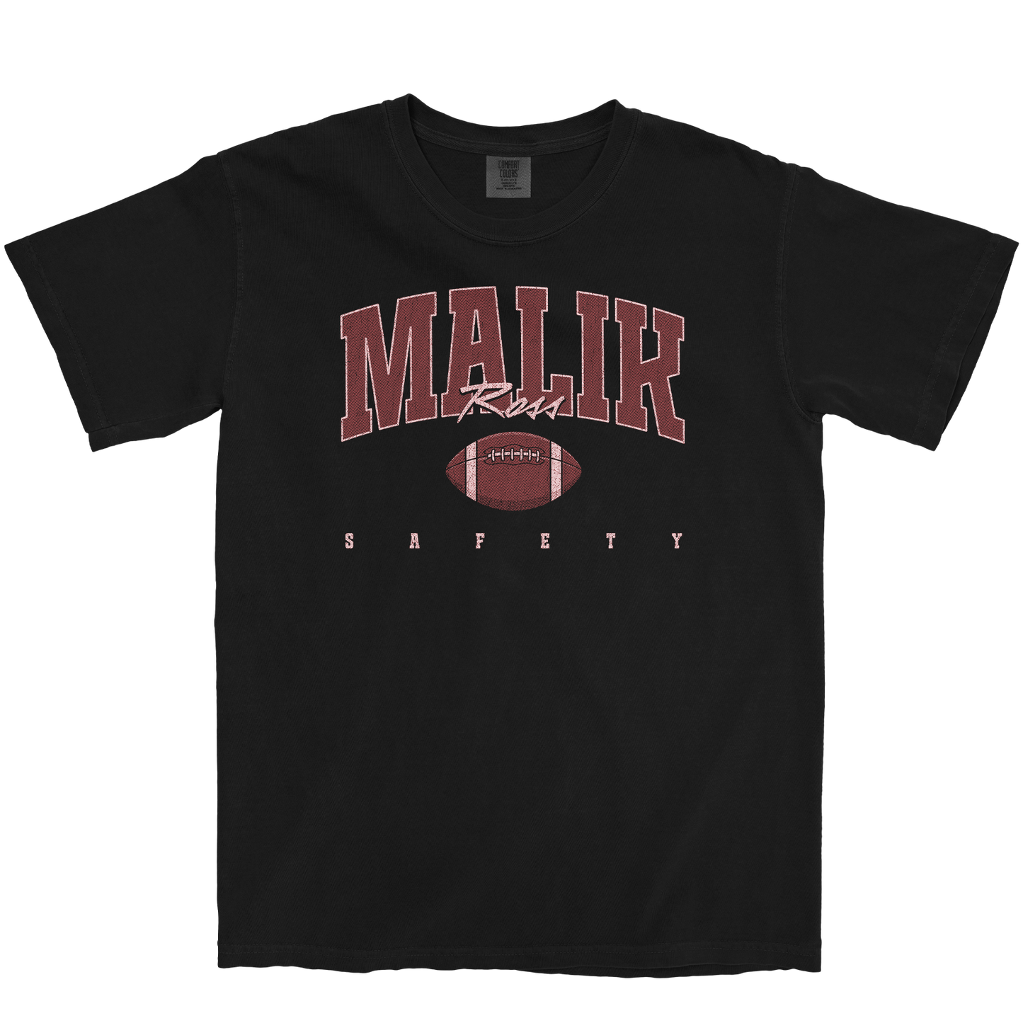 MALIK ROSS RETRO BLACK TEE