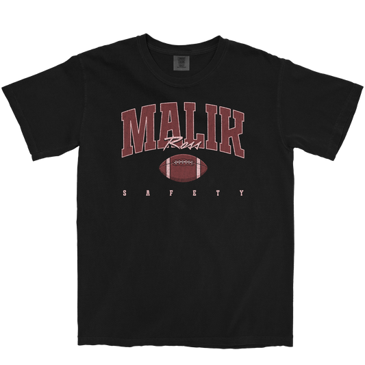 MALIK ROSS RETRO BLACK TEE
