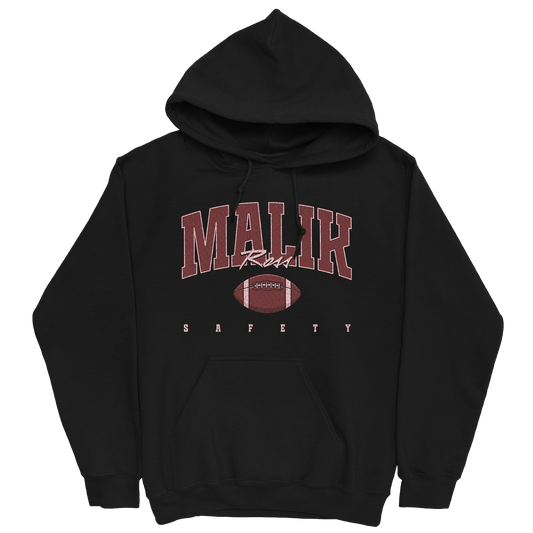 MALIK ROSS RETRO BLACK HOODIE