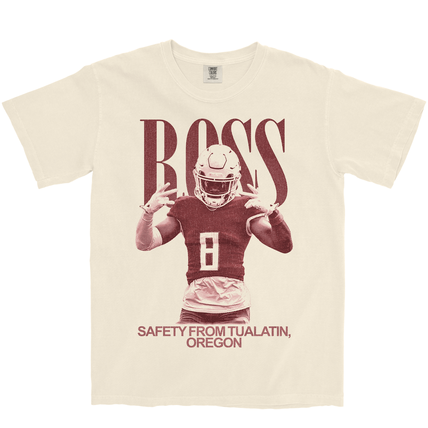 MALIK ROSS VINTAGE IVORY TEE