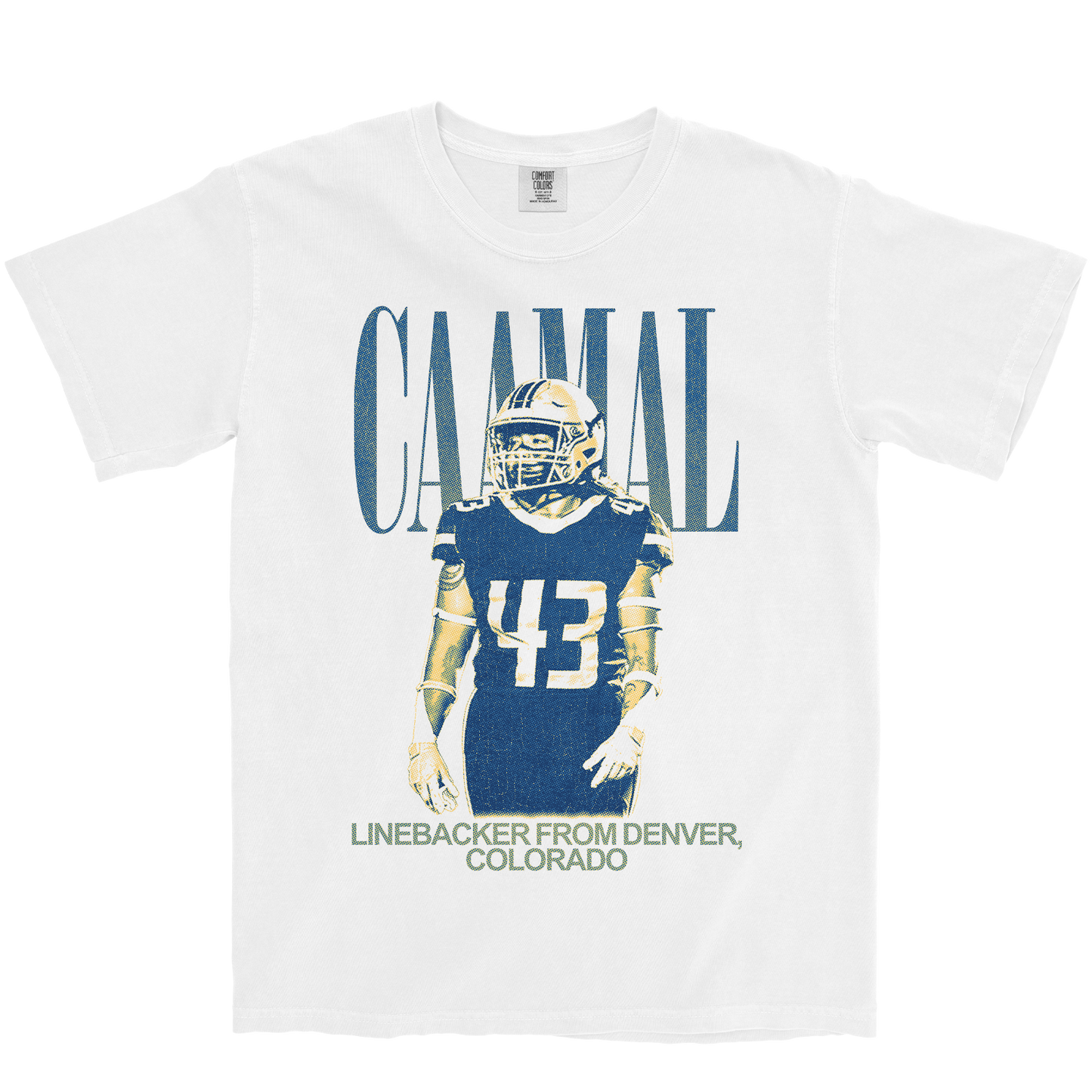 LEILANI CAAMAL VINTAGE WHITE TEE