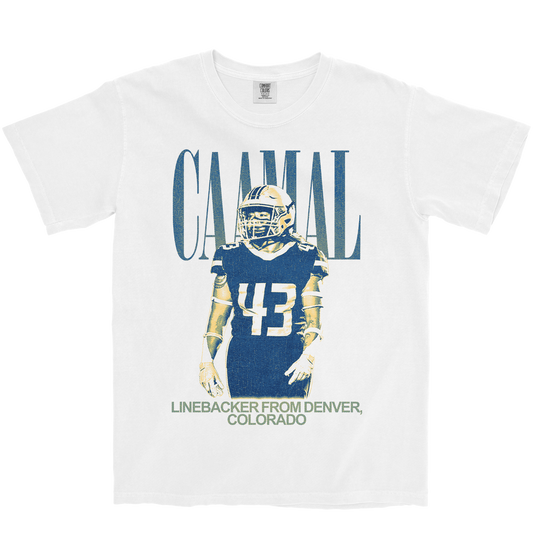 LEILANI CAAMAL VINTAGE WHITE TEE
