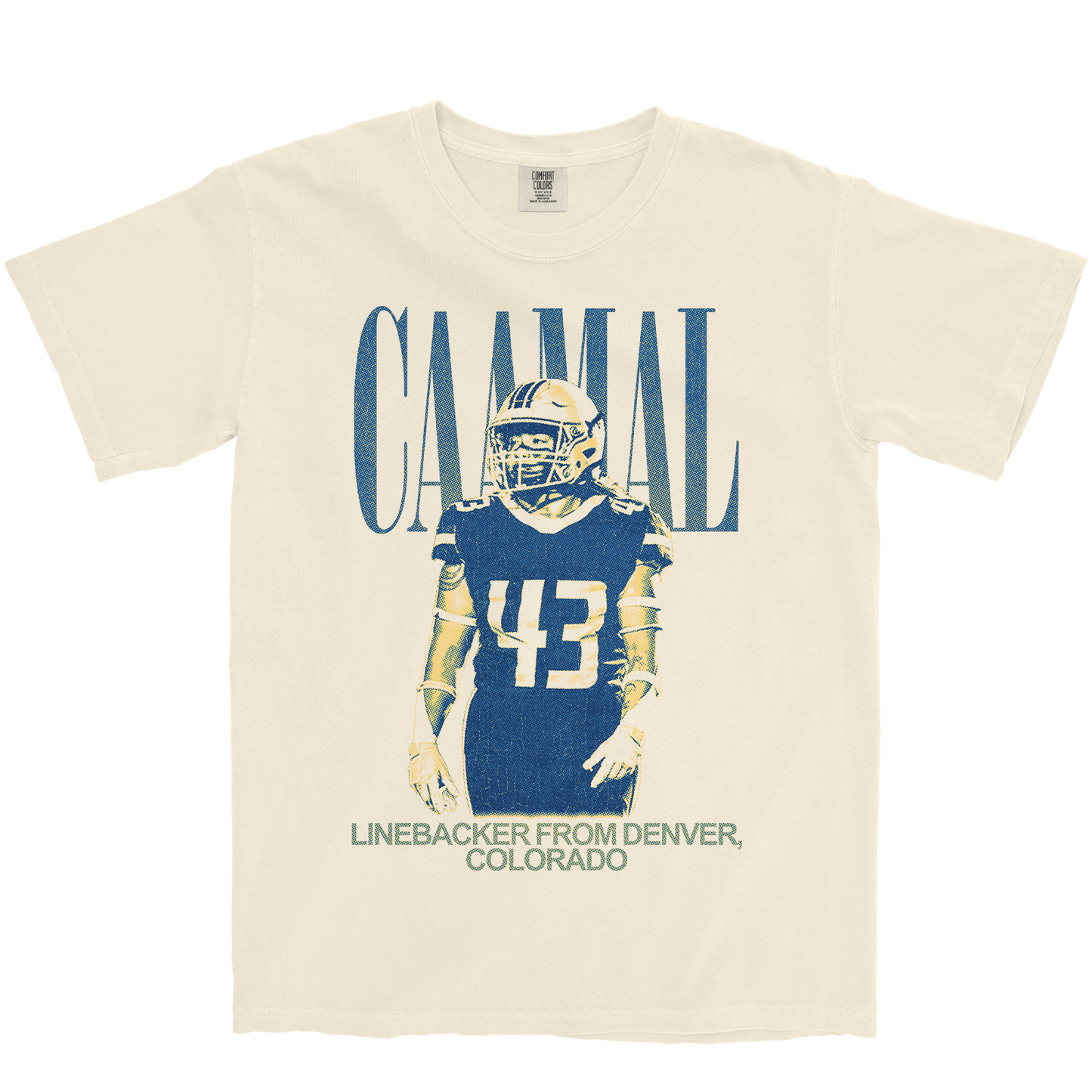 LEILANI CAAMAL VINTAGE IVORY TEE