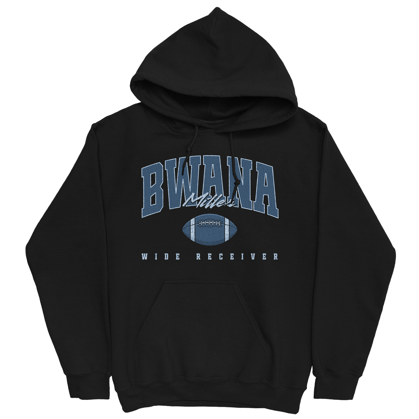 BWANA MILLER RETRO BLACK HOODIE