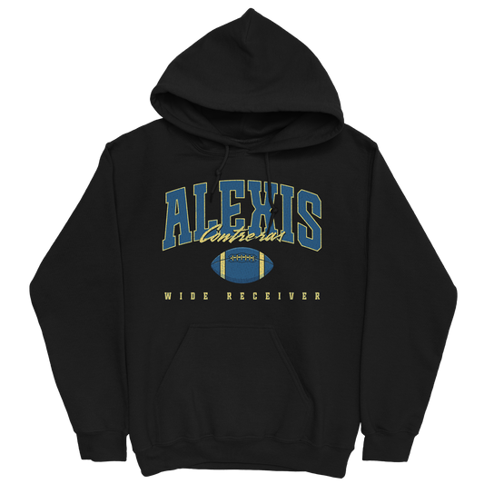 ALEXIS CONTRERAS RETRO BLACK HOODIE