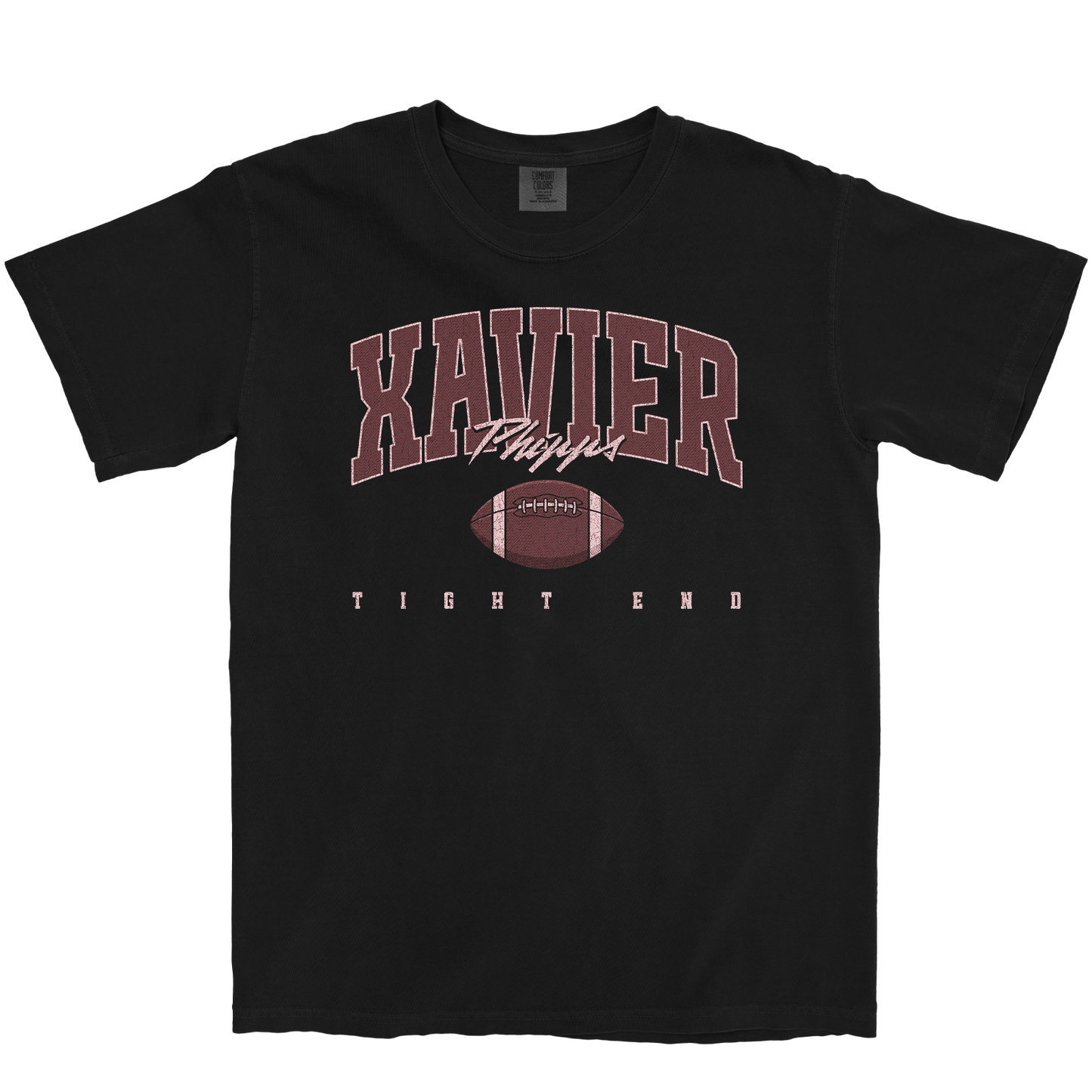 XAVIER PHIPPS RETRO BLACK TEE