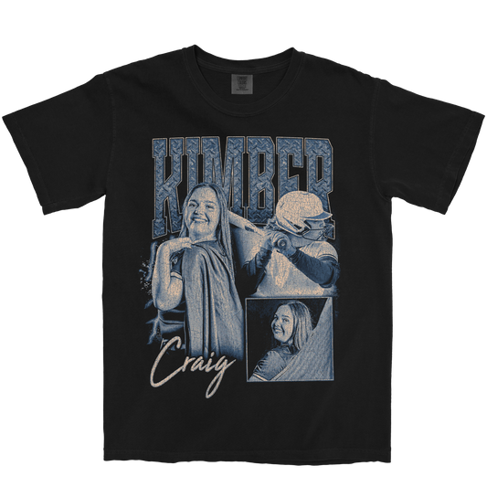KIMBER CRAIG GRAPHIC BLACK TEE