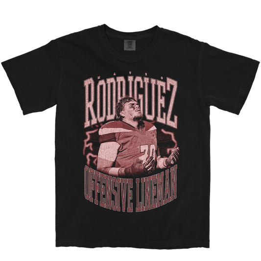 MATEO RODRIGUEZ VINTAGE BLACK TEE