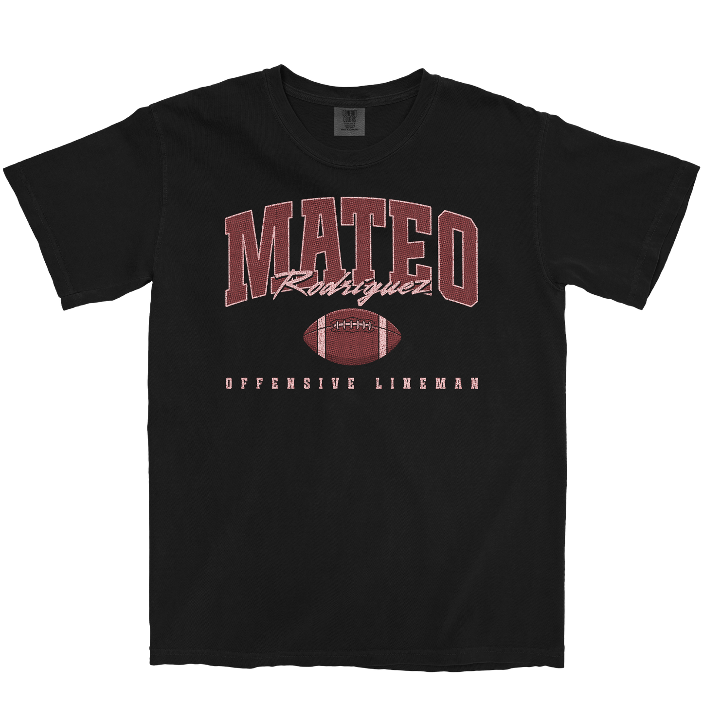 MATEO RODRIGUEZ RETRO BLACK TEE