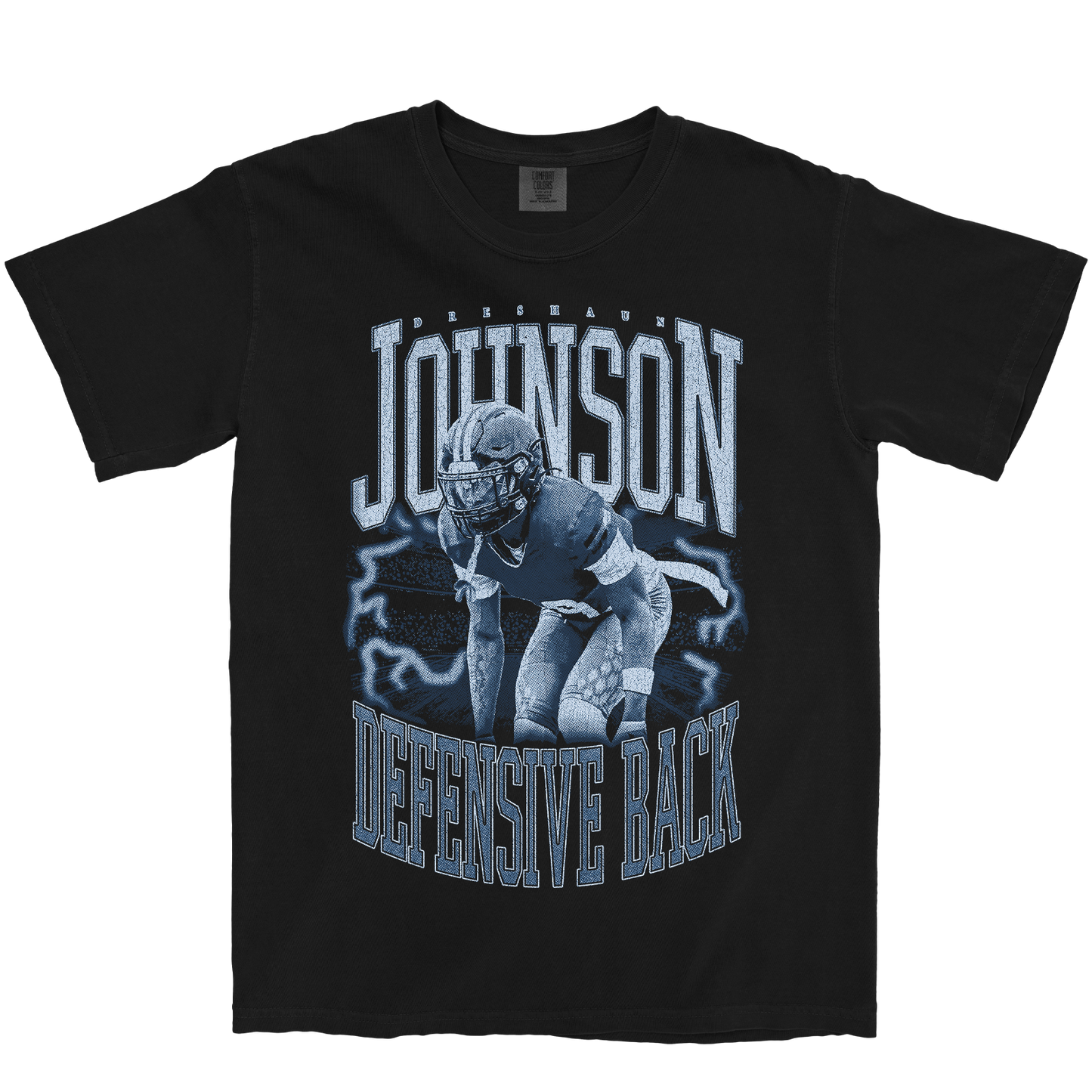 DRESHAUN JOHNSON VINTAGE BLACK TEE