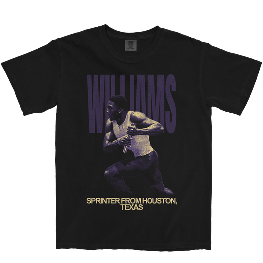 WALTER WILLIAMS VINTAGE BLACK TEE