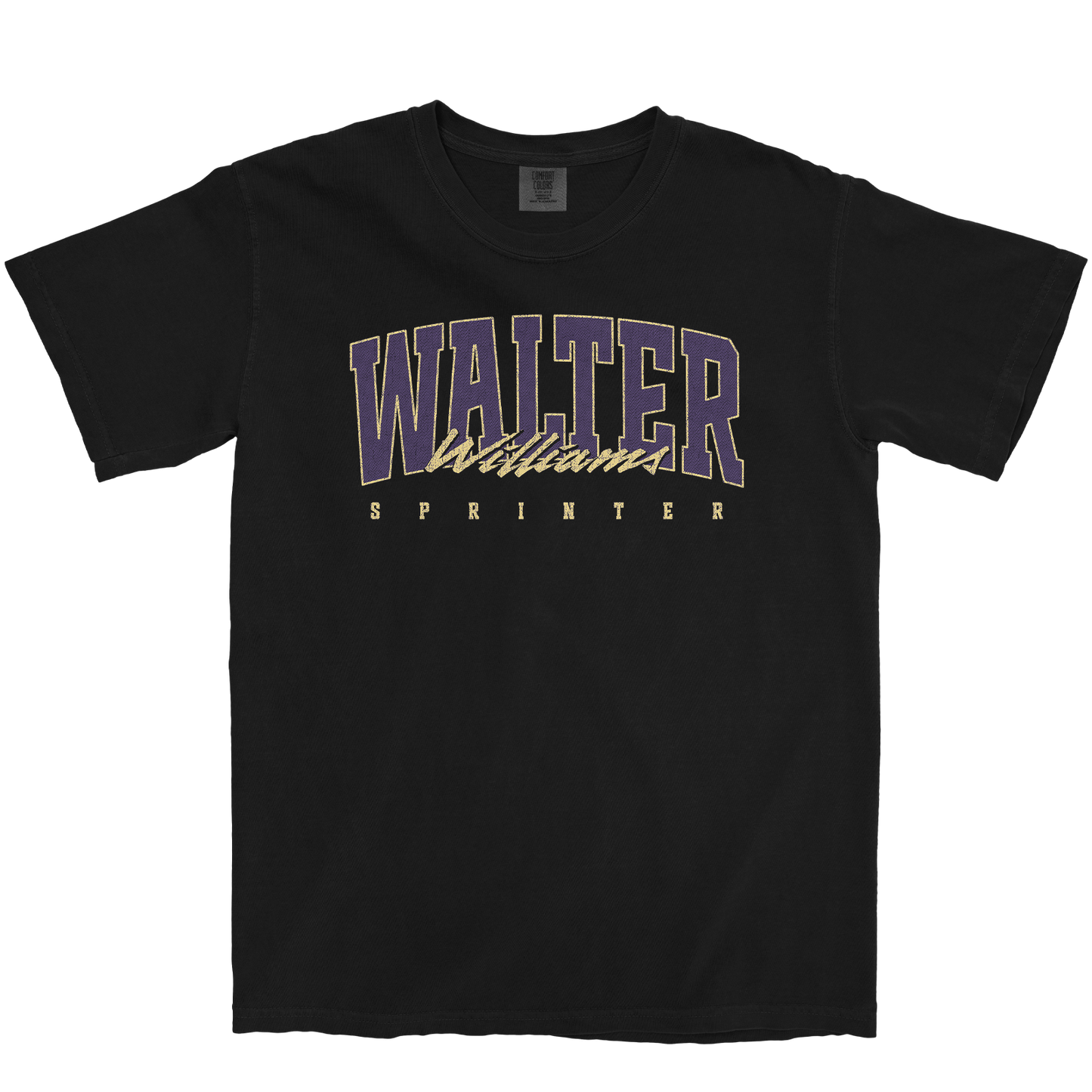 WALTER WILLIAMS RETRO BLACK TEE